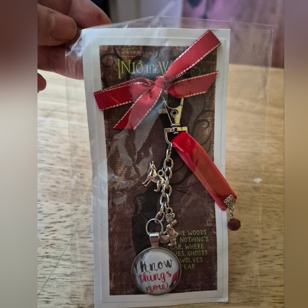 Into The Woods Musical I Know Things Now Ribbon Keychain Brand New - Picture 2 of 5